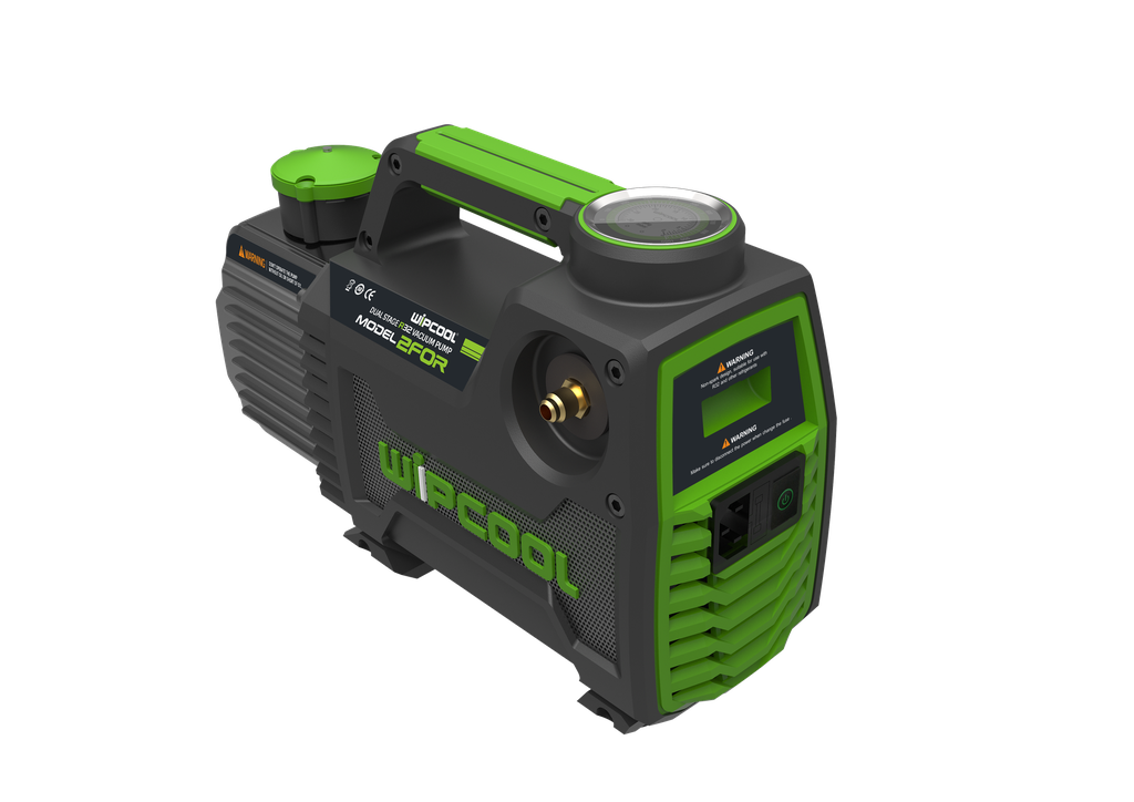 Bomba de vacío 1.5 CFM, 1/4 HP, 110V-60Hz 15 micrones, 2 etapas 2F0R WIPCOOL