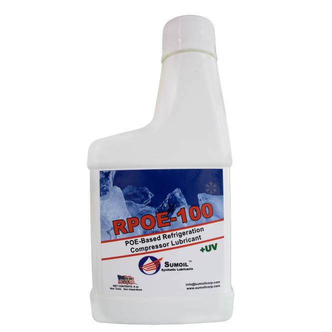 Aceite polyol ester 100 8oz UV 12 x caja SUMOIL