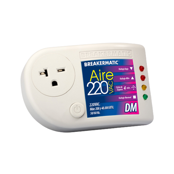 Protector para A/A ref 2HP / 36.000 BTU 220V ajustable  PIN220-CM BREAKERMATIC 