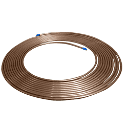 Tuberia De Cobre 5/16 Rollo X 15 Mts, Flexible, ACr Astm B-280, Caja X 10 Rollos