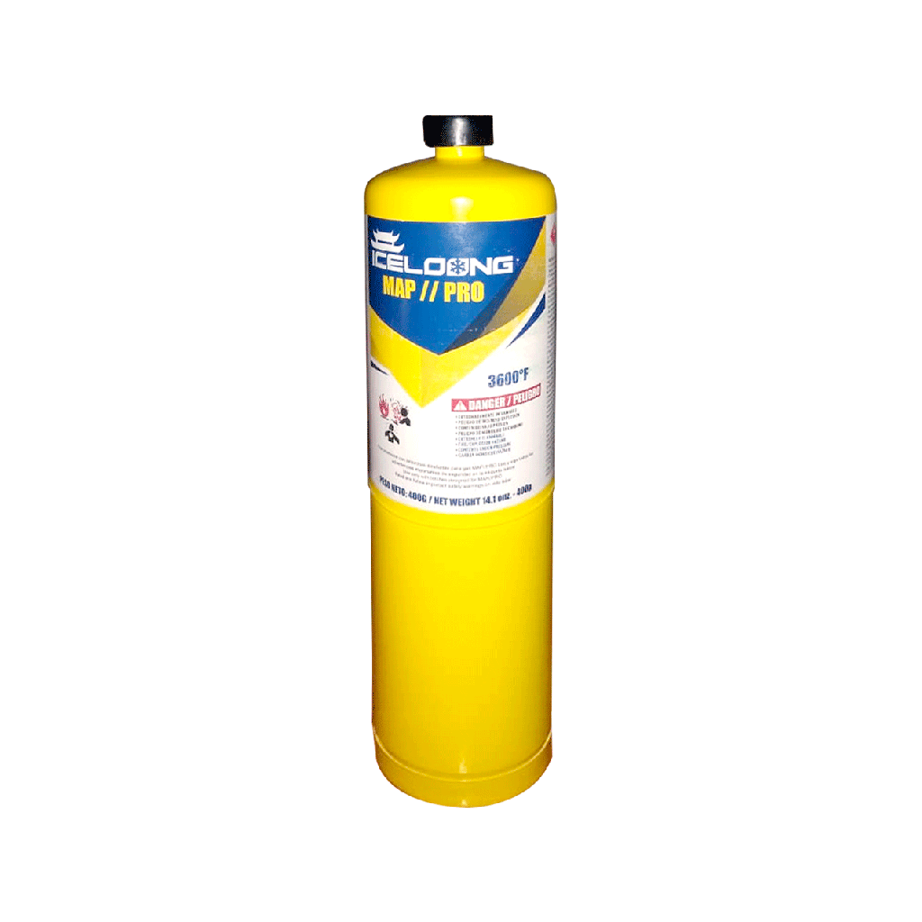 Bombona para soldar MAPP-PRO 400g 12 x caja ICELOONG