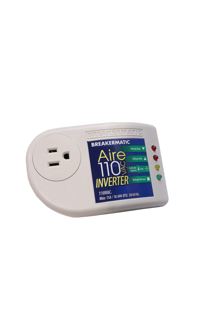 Protector para A/A inverter 110V 15A PIN110-E++ BREAKERMATIC 