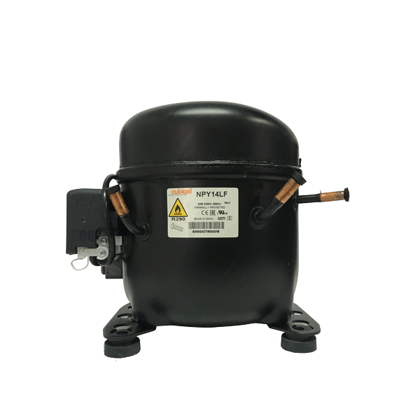 Compresor sellado 3.525 BTU/h R-290 115V LBP CUBIGEL NX21NR
