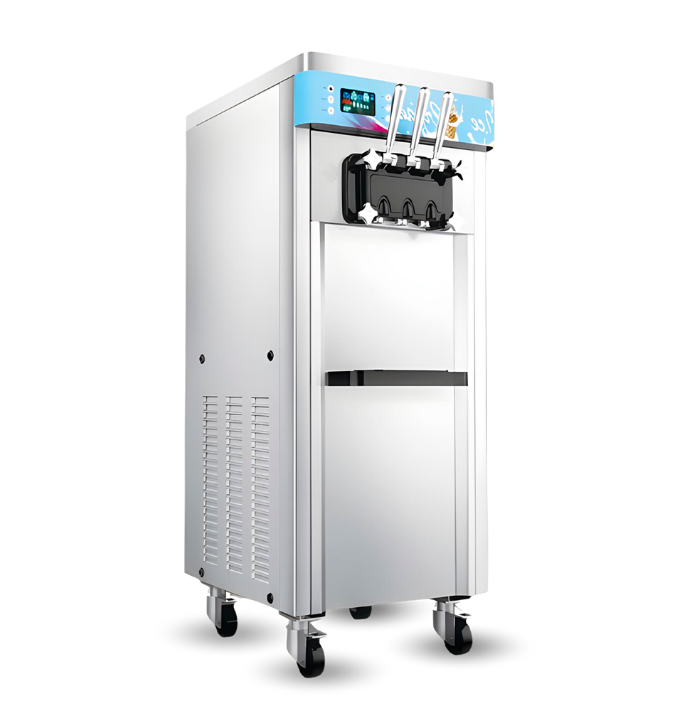 Máquina De Helados 3 Sabores Con Ruedas 18-25L/Hr 110V con bomba de inyección de aire RGC