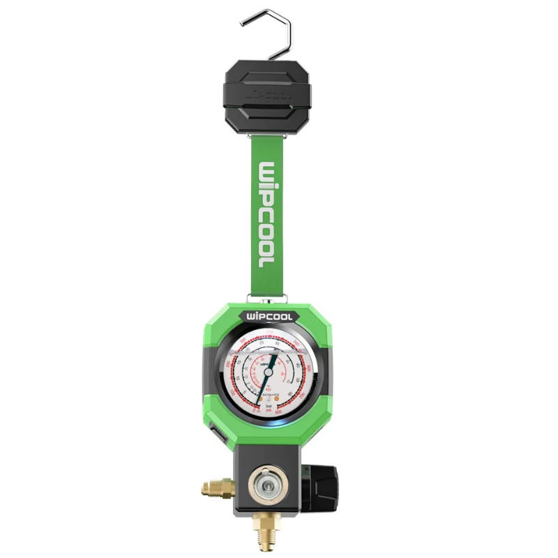  Manometro De Alta, R22-R410-R32,  Con Aceite MG68-1H WIPCOOL  