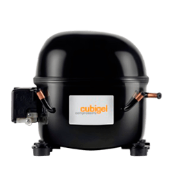 [14200264] Compresor CUBIGEL España 3/4 HP 8.253 BTU/h R-134a 220V PH1 HMBP GX23TF