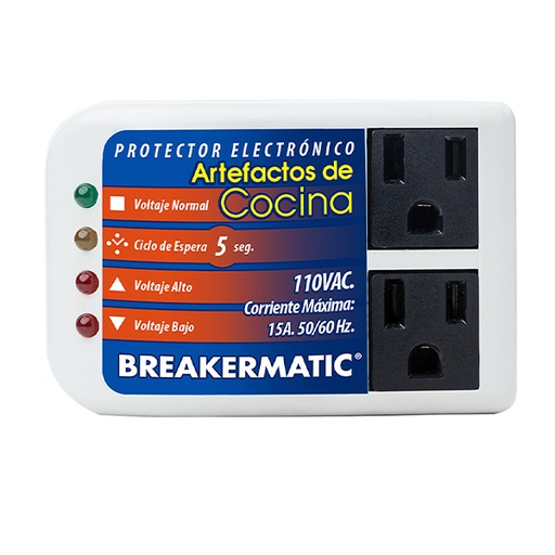 [10281004] Protector electronico domestico artefactos de cocina 110V 15A 50/60Hz PCC 110-150 BREAKERMATIC 