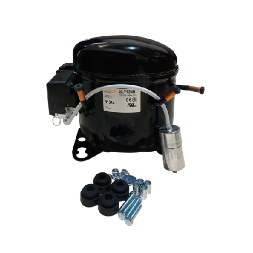 [14090009] Compresor CUBIGEL 1/3+ HP 1.091 BTU/h R-134a 110V LMBP GLY12NRb