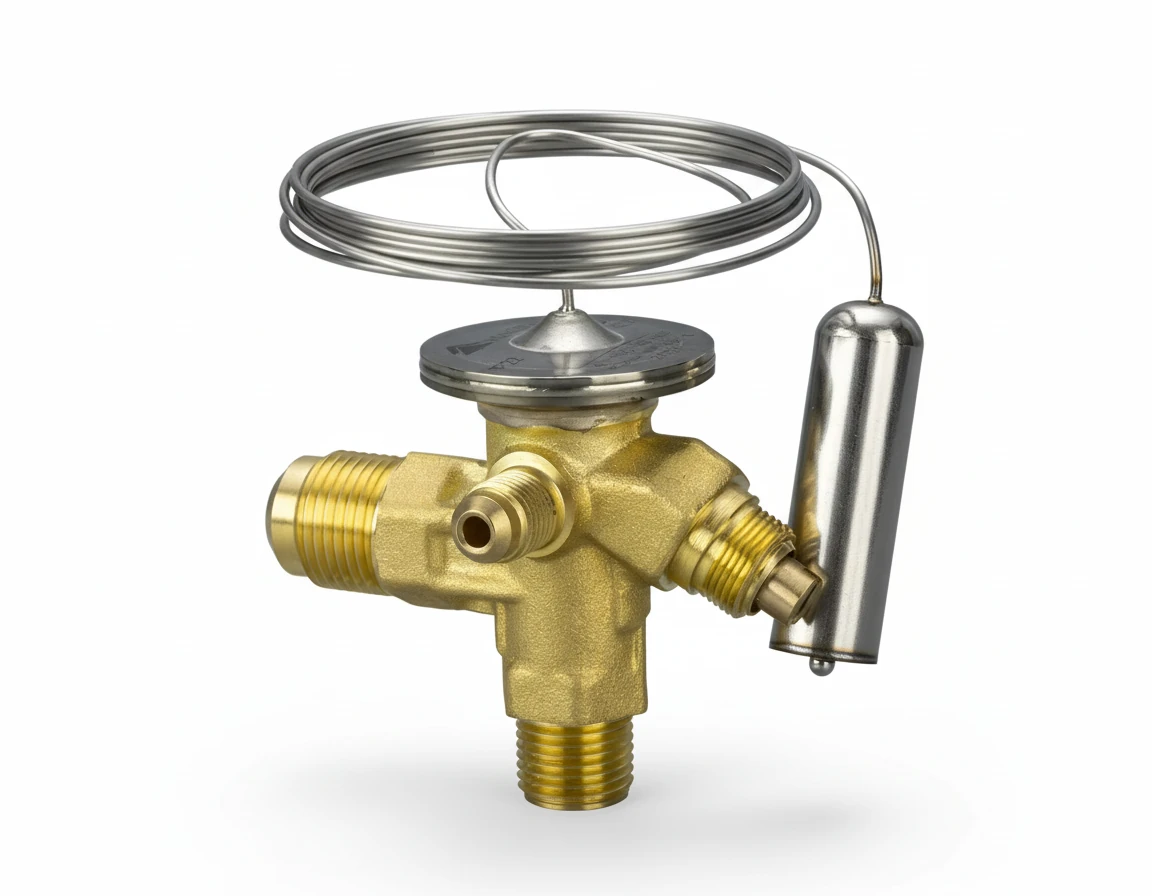 [12550210] Valvula de expansion acero inoxidable R-134a 1/2 - 3 HP eq ext SAE TF134W sin orificio HONGSEN
